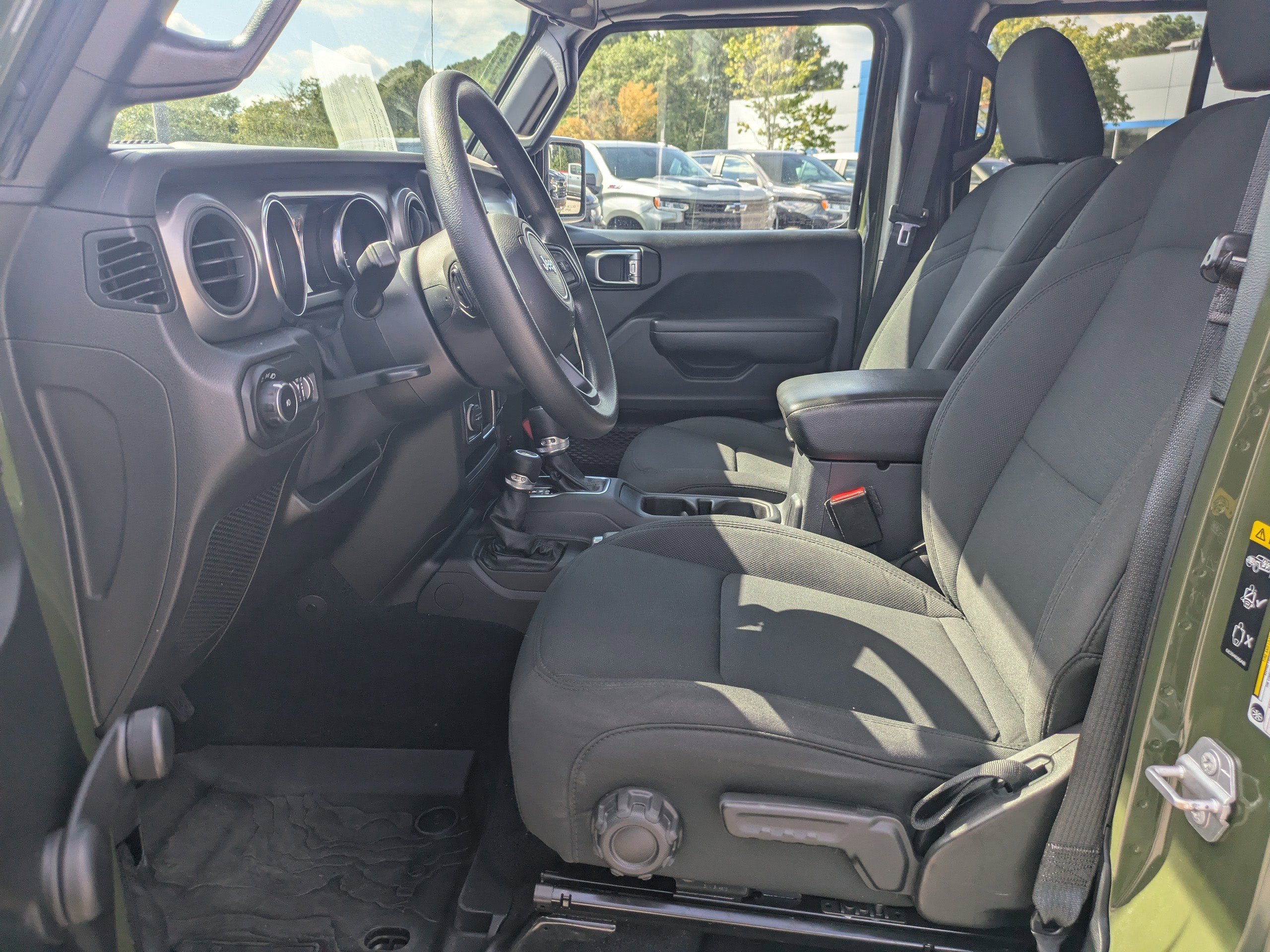 Used 2021 Sarge Green Clearcoat Jeep Unlimited Willys Sport image 20