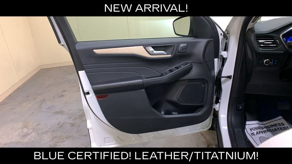 Certified Used 2022 White Metallic Ford Titanium image 28