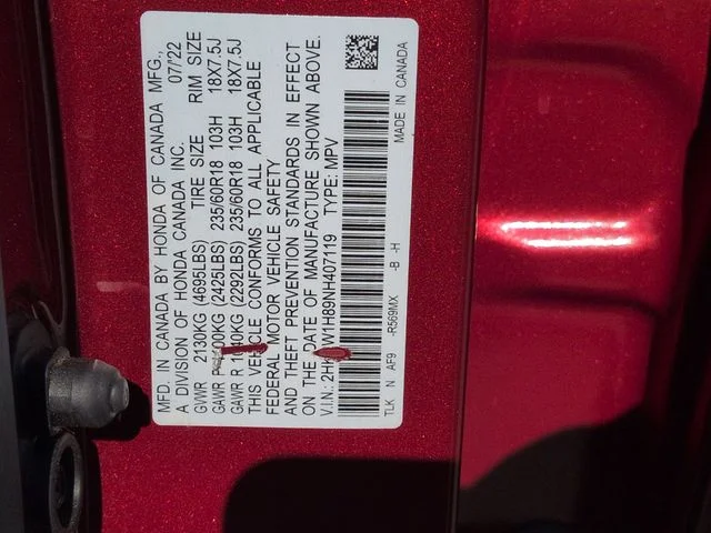 Used 2022  Honda EX-L image 40
