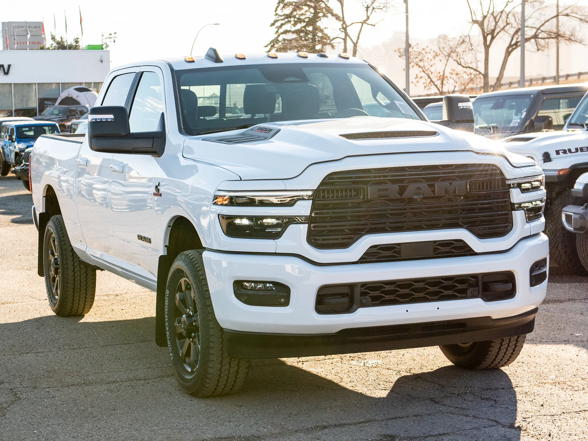 New 2026 White RAM Laramie* image 7