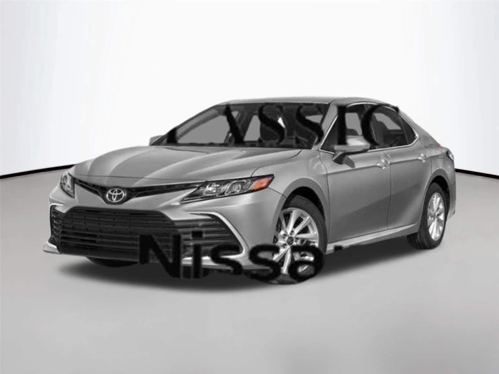 Used 2021 Celestial Silver Metallic Toyota LE image 2