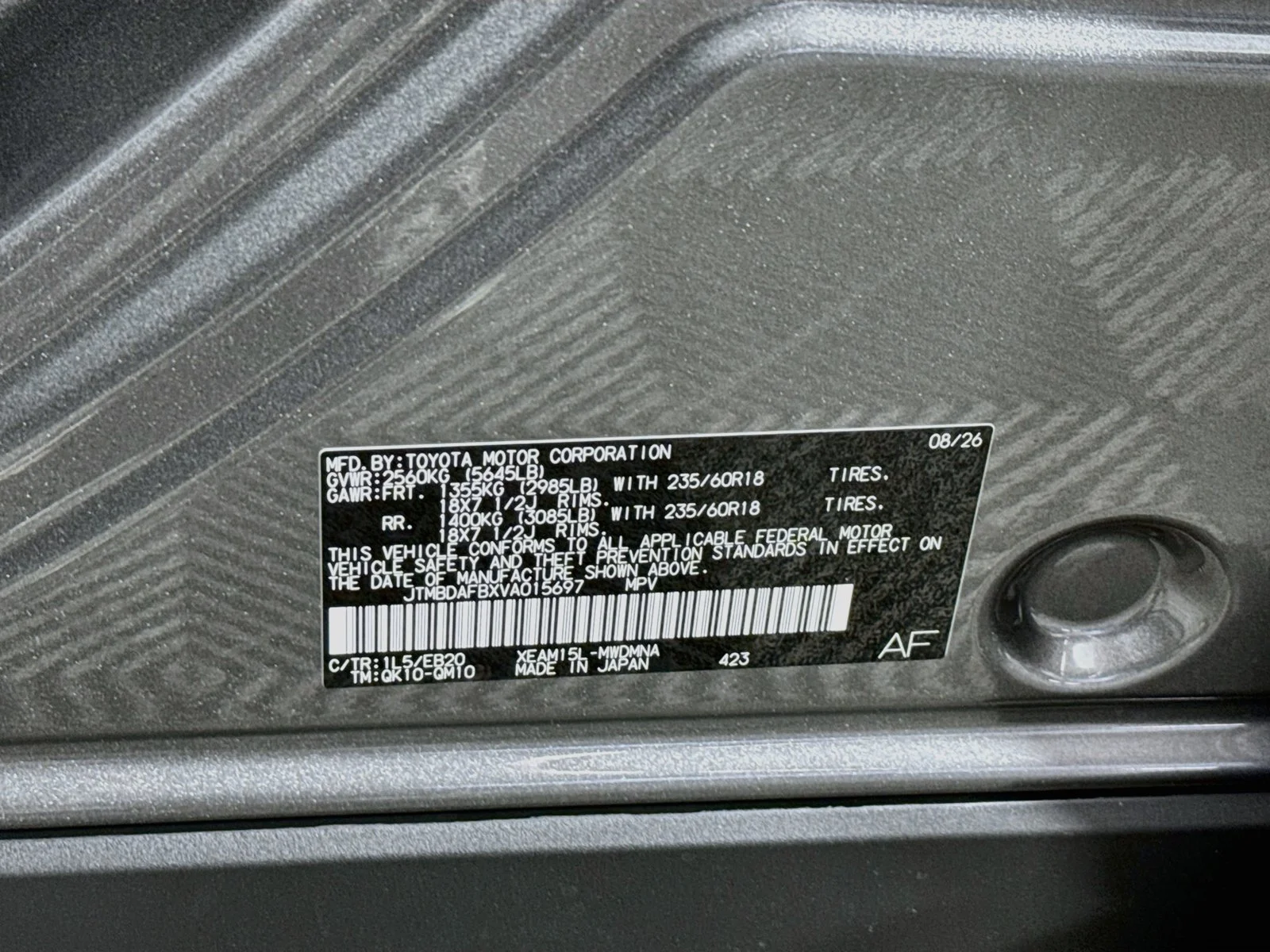 New 2027 Heavy Metal <sup>1</sup> Toyota  XLE image 20