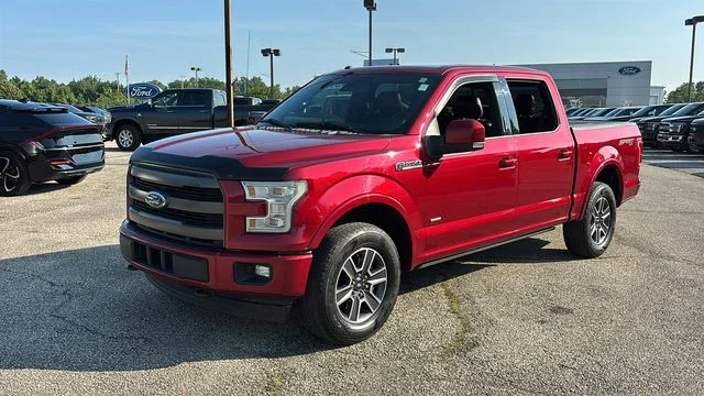 Used 2017 Red Ford Lariat image 2