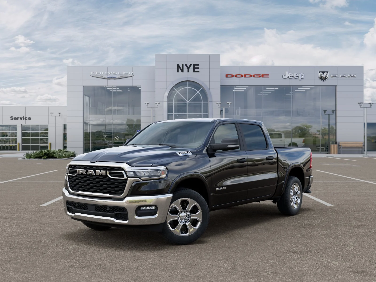 New 2026 Diamond Black Crystal Pearlcoat RAM Big Horn/Lone Star image 27