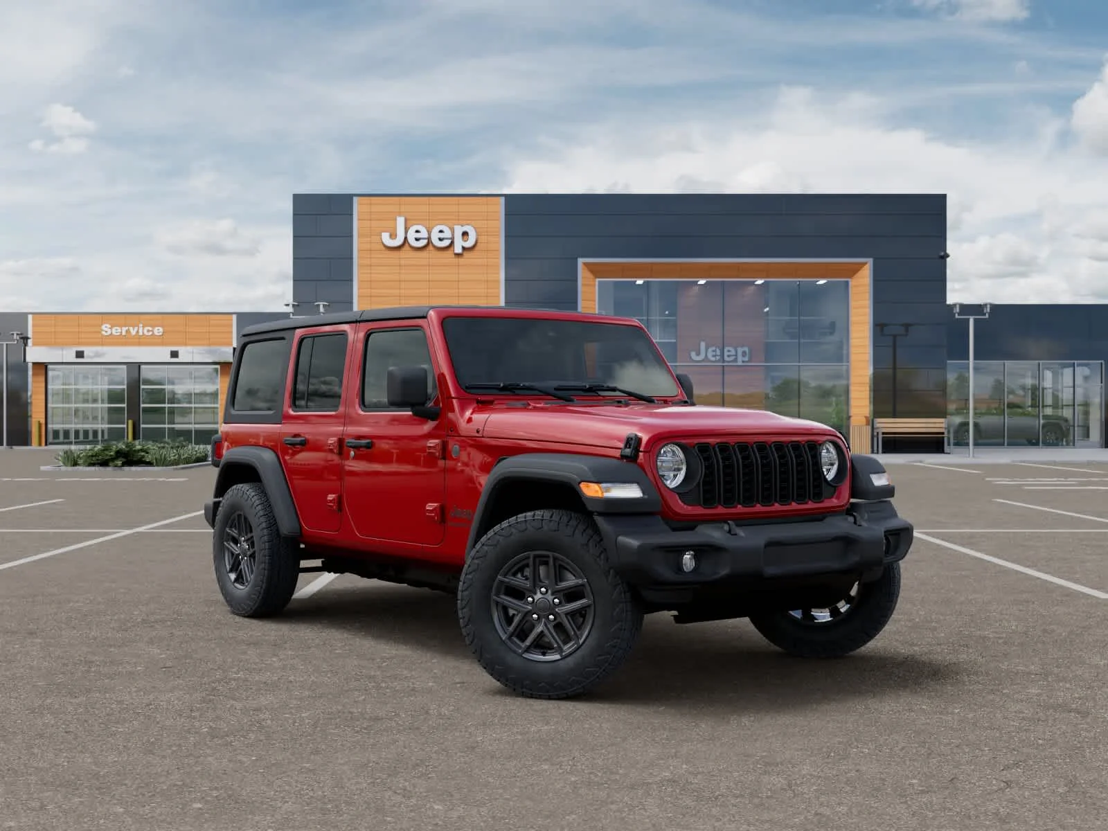 New 2026 Firecracker Red Clearcoat Jeep Sport S image 5