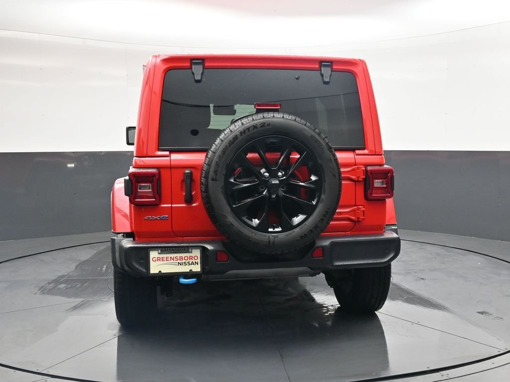 Used 2024 Red Jeep Sahara 4xe image 7