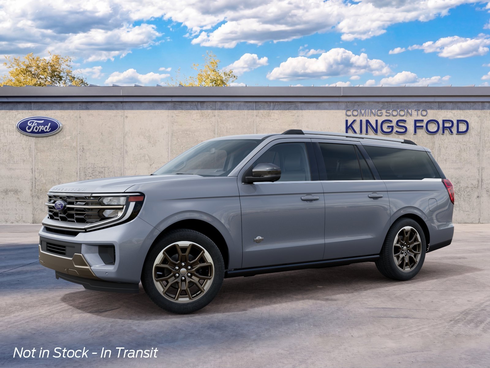 New 2027 Glacier Gray Metallic Tri-Coat Ford MAX King Ranch® image 1