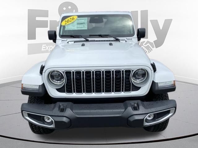 New 2026 Bright White Clear-Coat Exterior Paint Jeep Sahara image 8