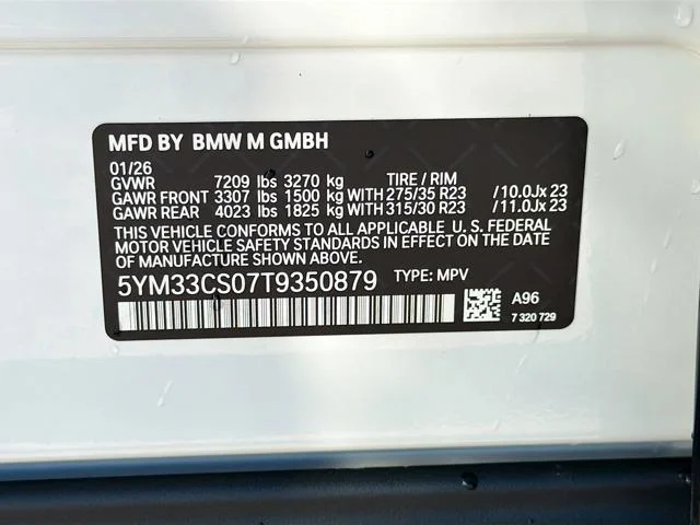 New 2026 Mineral White Metallic BMW Label image 42