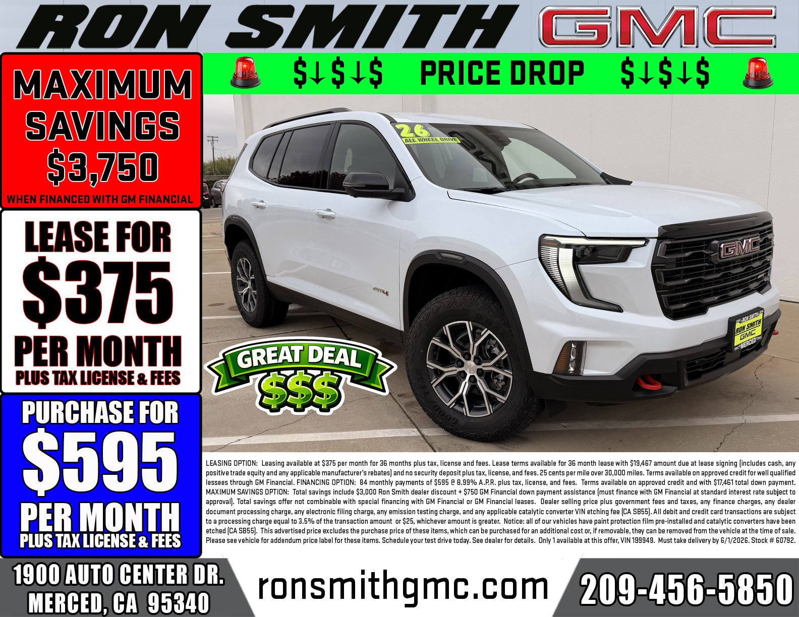 2026 GMC Acadia AT4 AWD's photo
