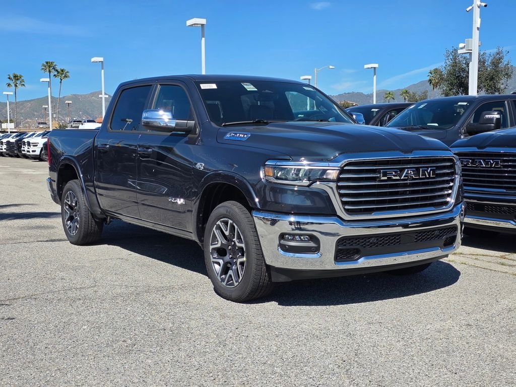 New 2026 Forged Blue Metallic Exterior Paint RAM Laramie image 1