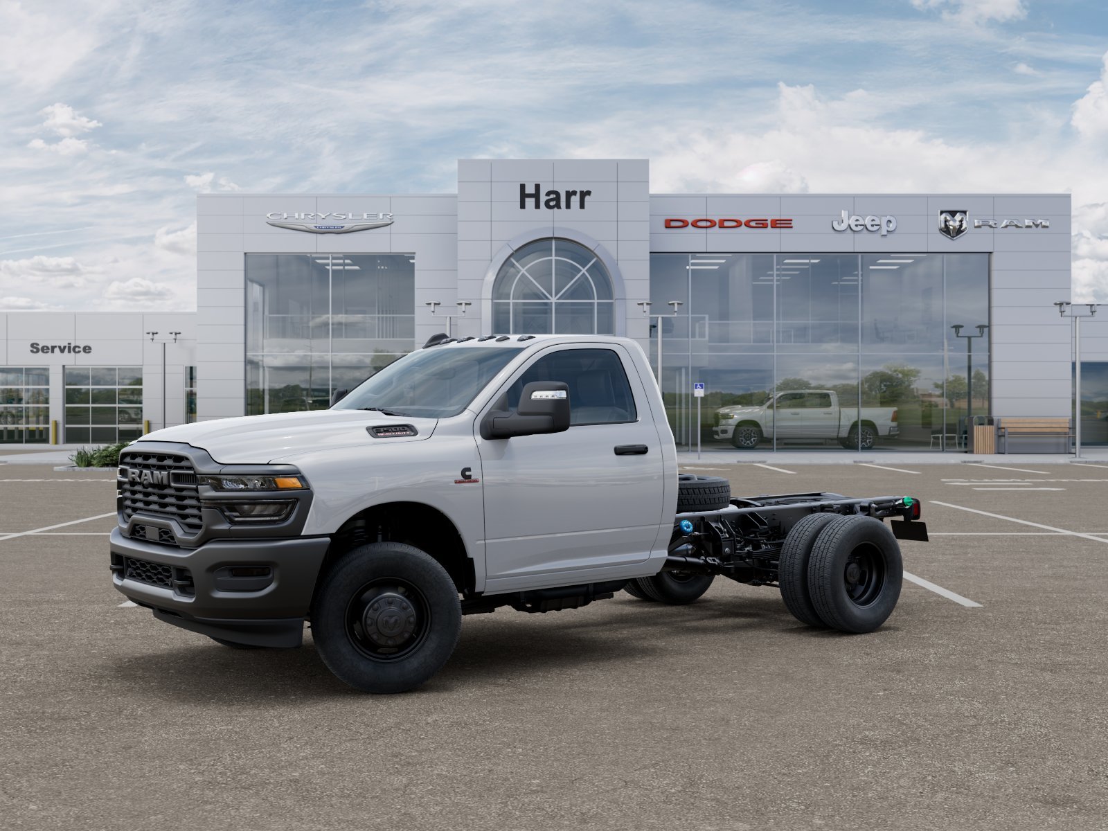 New 2026 Bright White Clear-Coat Exterior Paint RAM Tradesman image 43