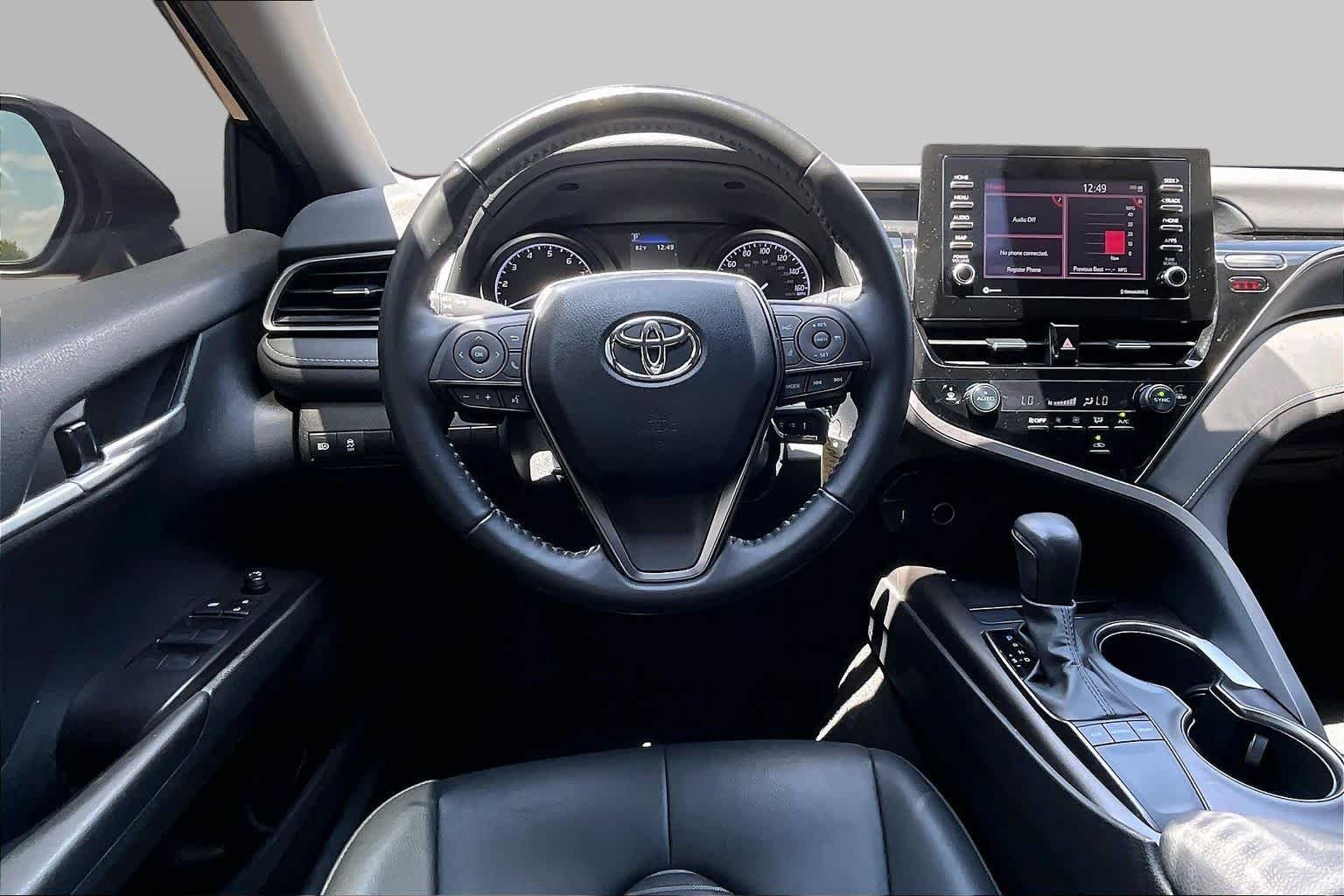 Used 2023 Midnight Black Metallic Toyota SE Nightshade image 5