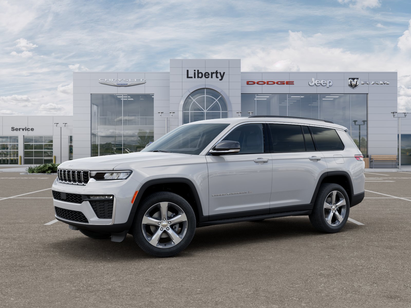 New 2026 Bright White Clear-Coat Exterior Paint Jeep Limited image 3