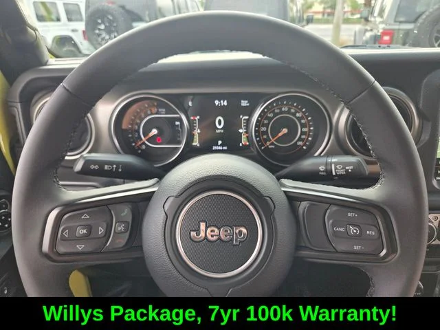 Certified Used 2023 Yellow Jeep Willys image 28