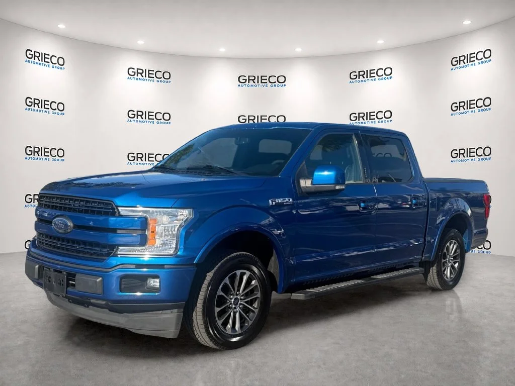 Used 2018 Blue Ford Lariat image 3