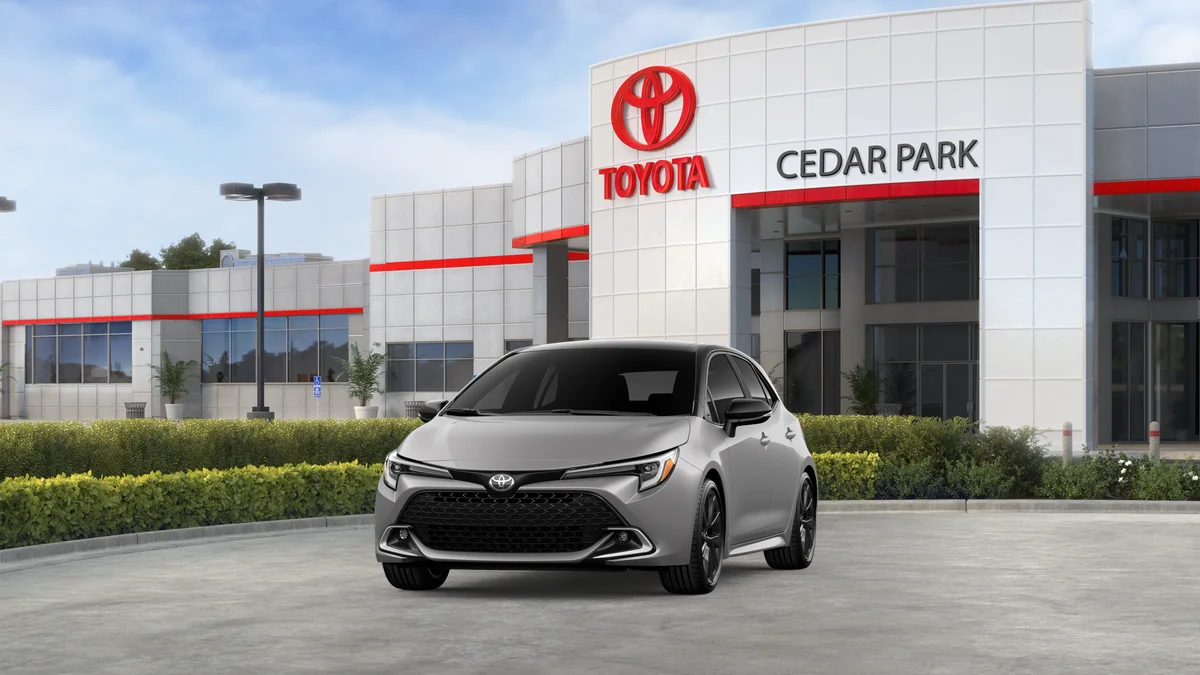 New 2027 Classic Silver Metallic with Black roof Toyota XSE image 18