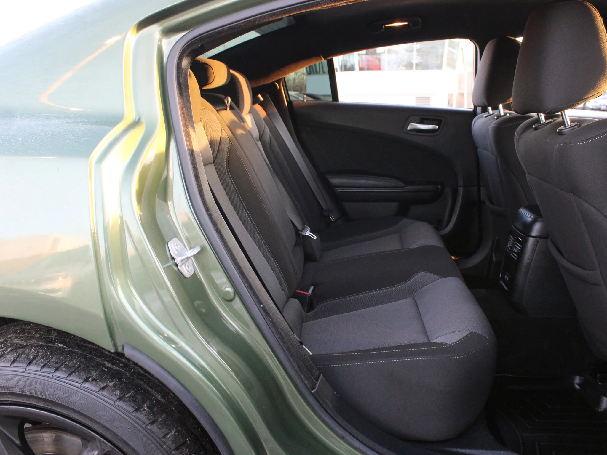 Certified Used 2021 Green Dodge SXT * 300HP V6 | Blacktop Package | Heated Seats | Navigation | F8 Green Metallic image 17