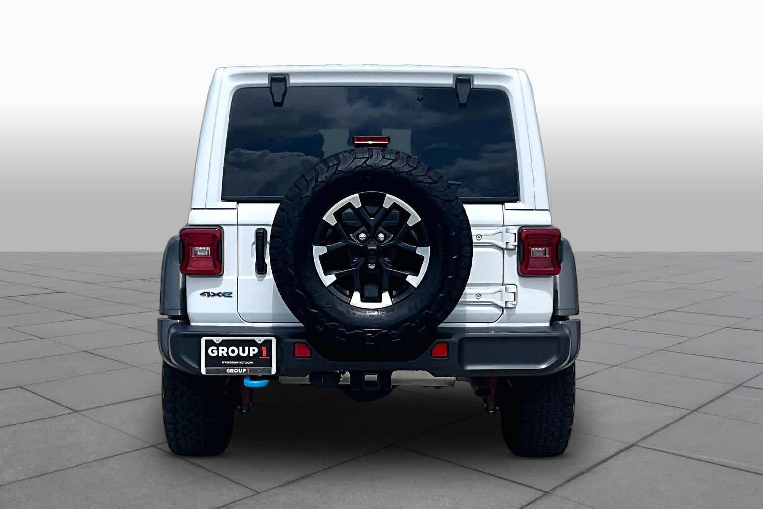 Used 2024 Bright White Clearcoat Jeep Rubicon image 4