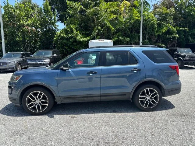 Used 2018 Blue Metallic Ford Sport image 4