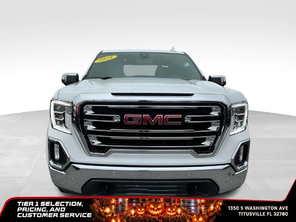 Certified Used 2021 SUMMIT WHITE GMC SLT image 10