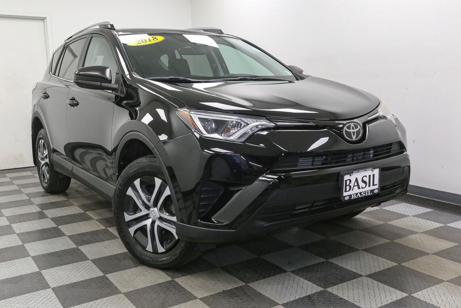 Used 2018 Black Toyota LE image 2