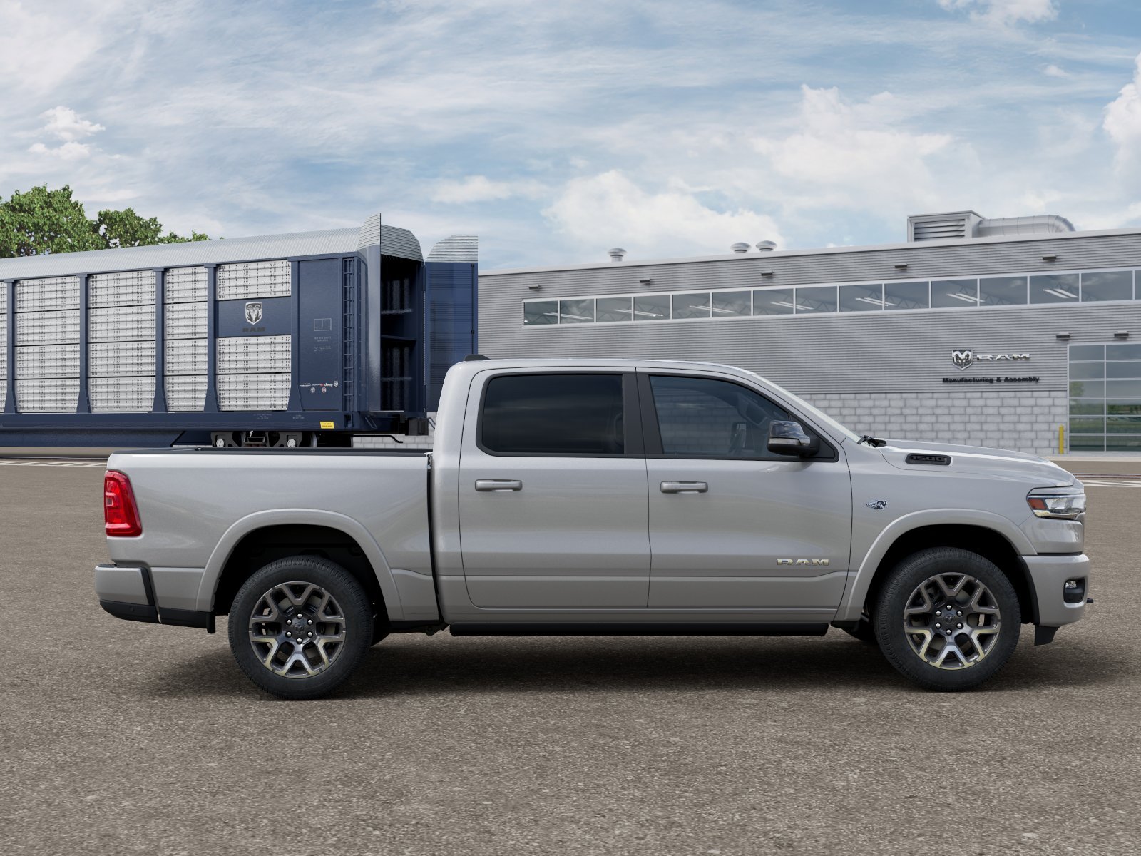 New 2027 Silver Zynith Exterior Paint RAM Laramie Southwest Edition image 47