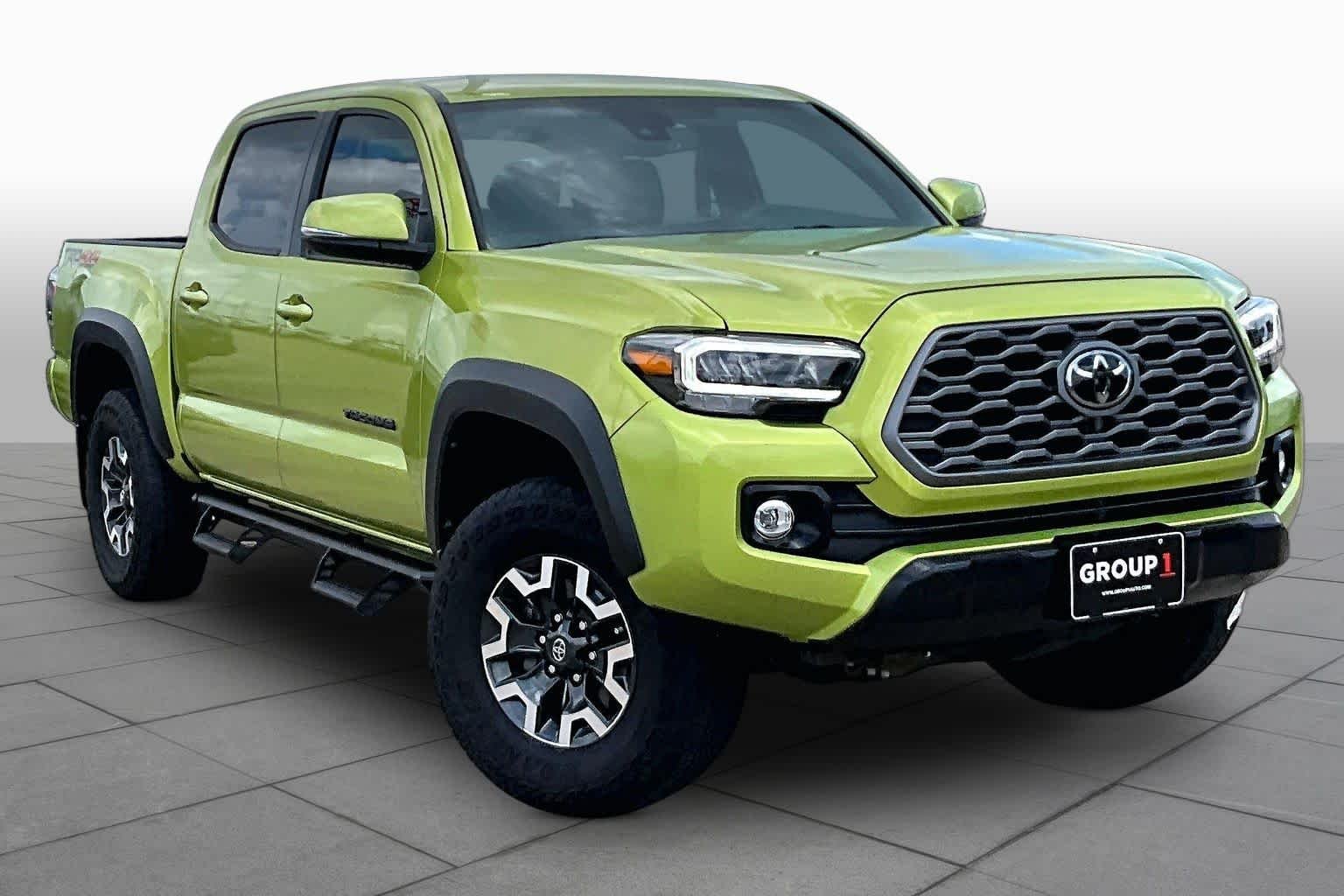 Used 2023 Electric Lime Metallic Toyota TRD Off Road image 3