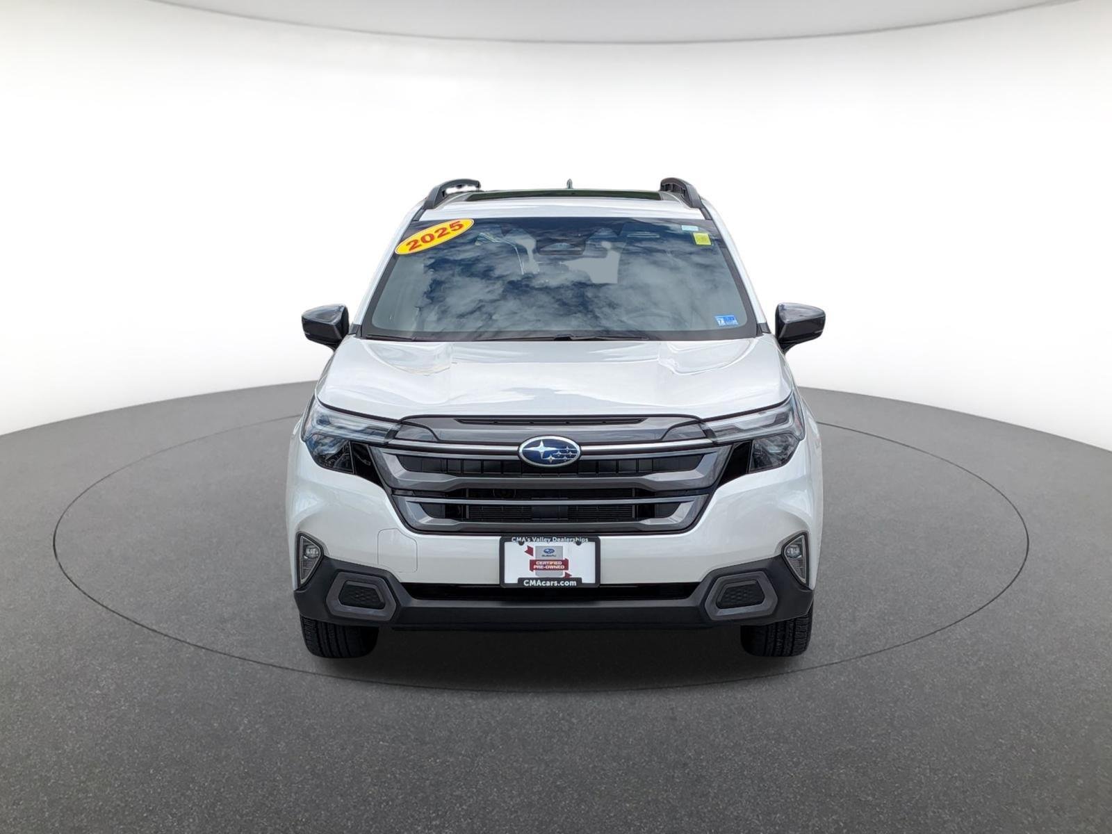 Used 2025 Crystal White Pearl Subaru Limited Hybrid image 2