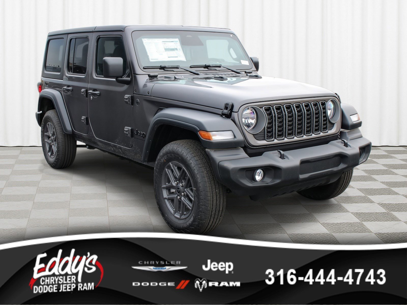 New 2026 Granite Crystal Metallic Clear-Coat Exterior Paint Jeep Sport S image 1