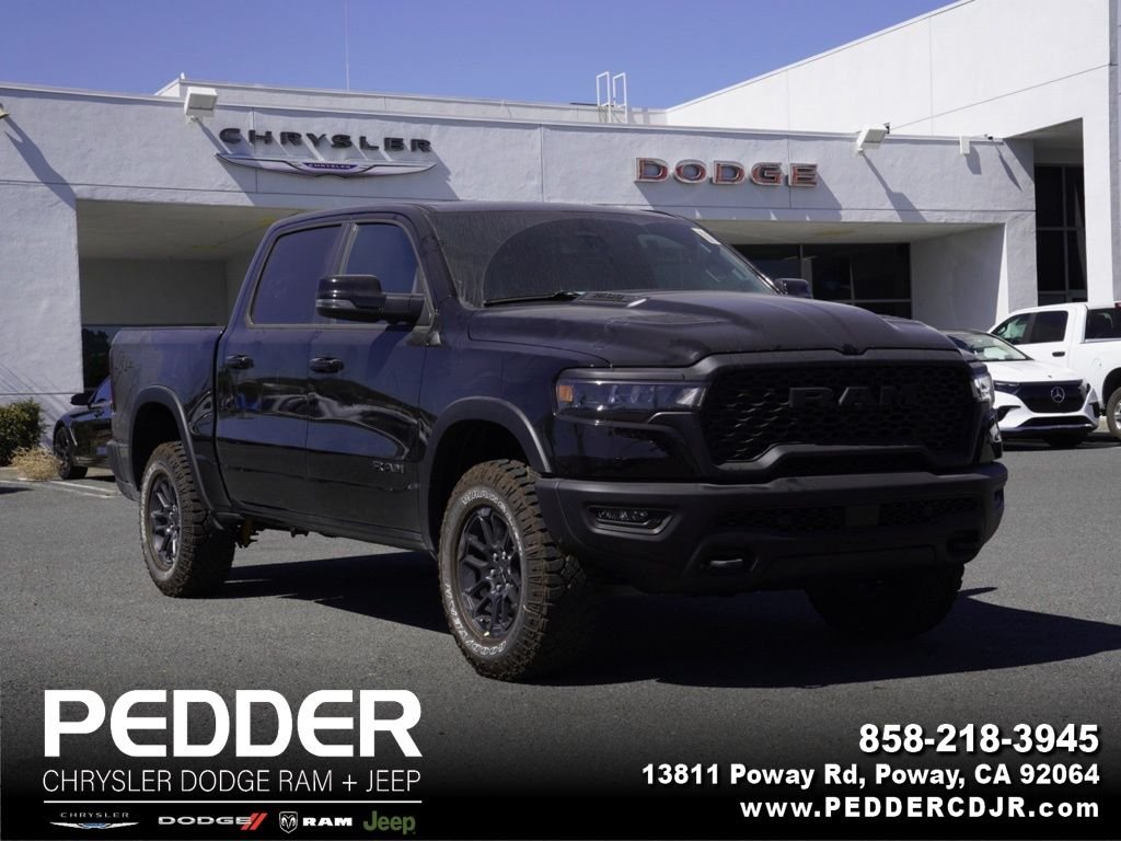 New 2026 Diamond Black Crystal Pearl-Coat Exterior Paint RAM Rebel image 1