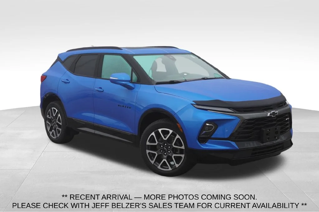 Certified Used 2024 Riptide Blue Metallic Chevrolet RS image 1