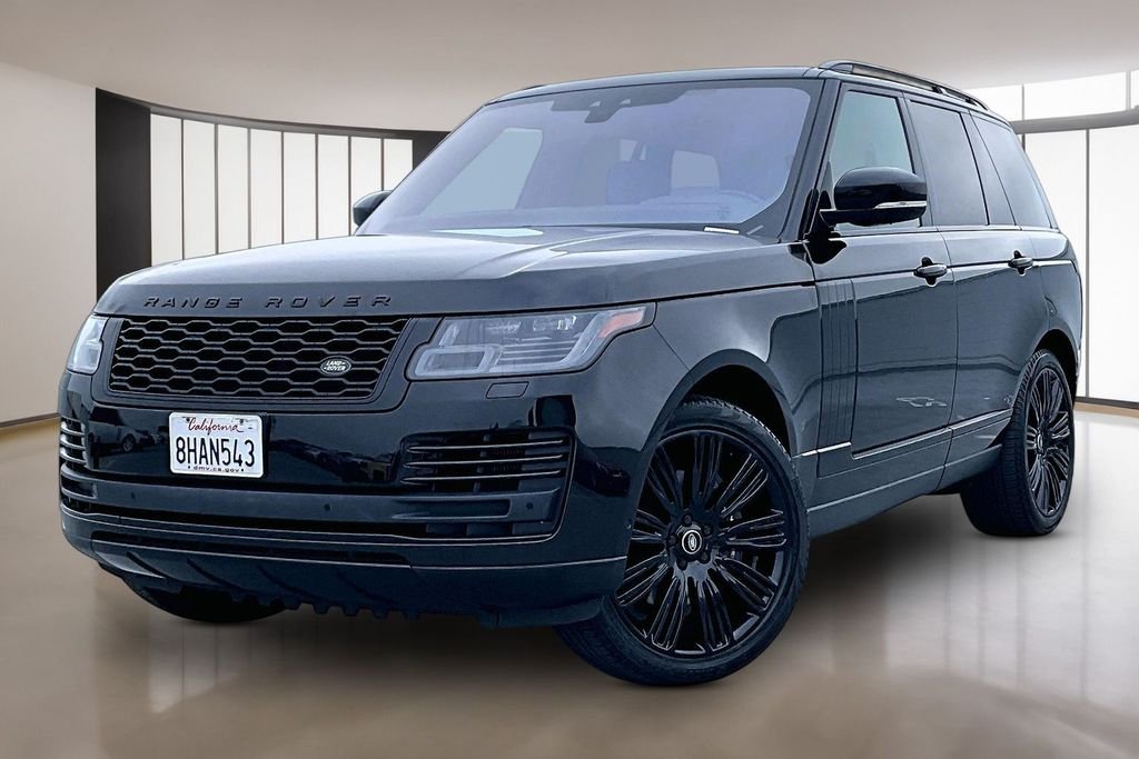 Used 2019 Santorini Black Metallic Land Rover 3.0L V6 Supercharged HSE image 1