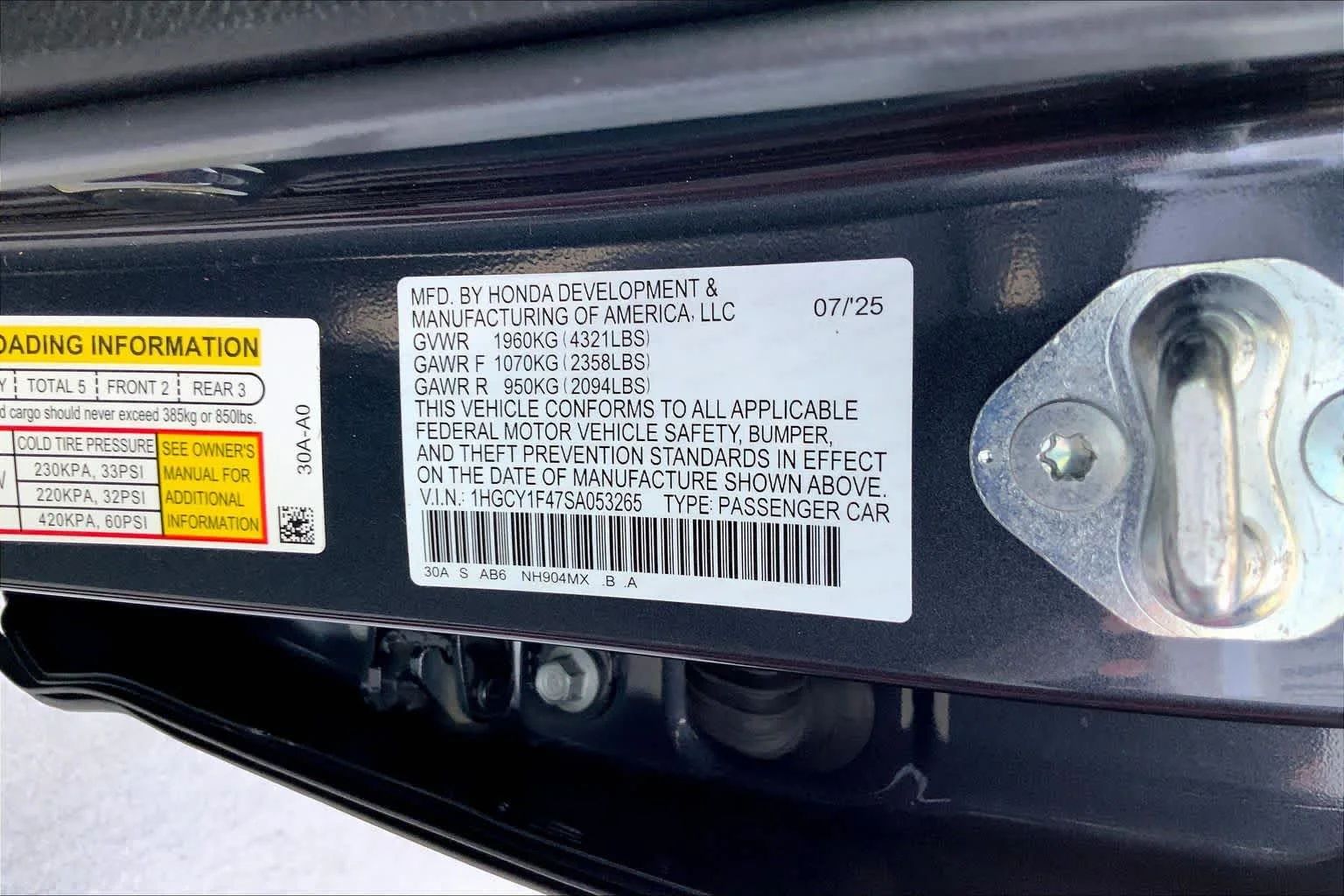 Certified Used 2025 Meteorite Gray Metallic Honda 1.5T SE image 34