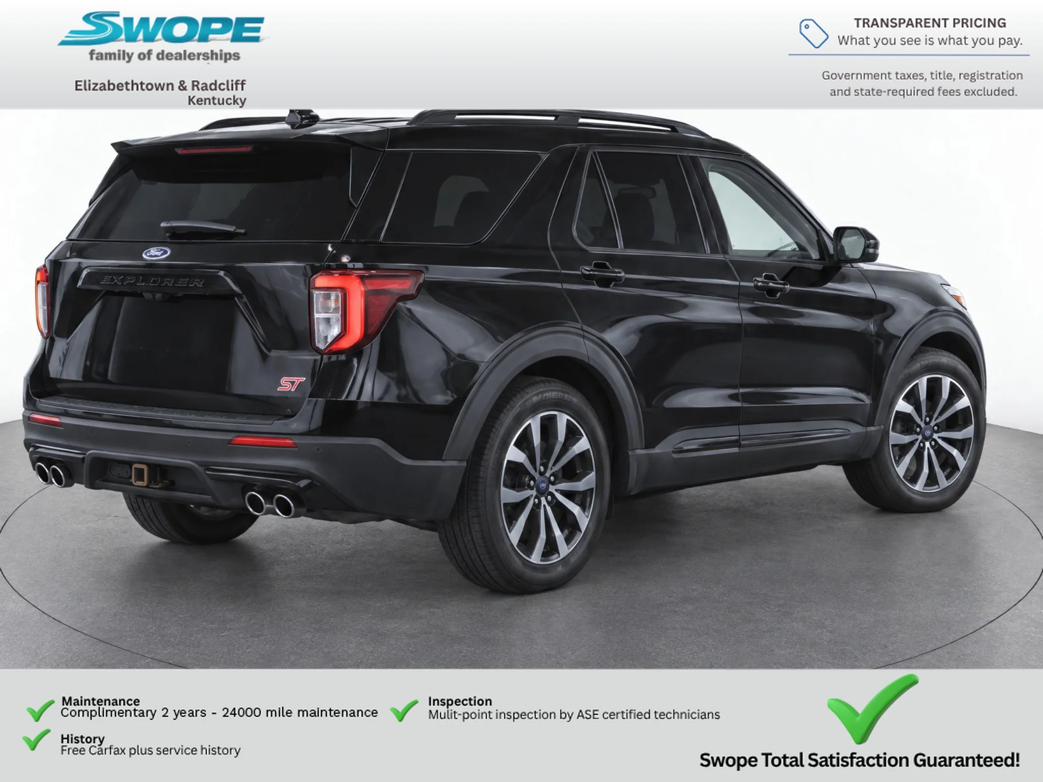 Used 2020 Agate Black Metallic Ford ST image 5