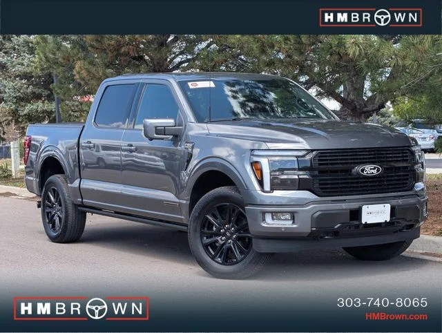 Used 2025 Gray Metallic Ford Platinum image 1