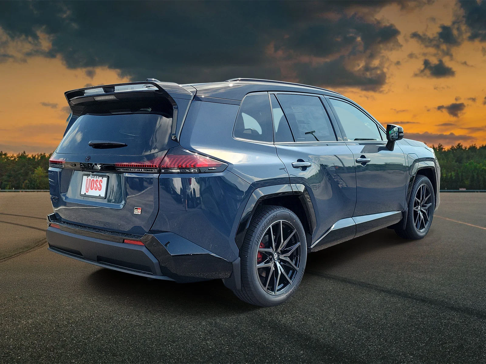 New 2026 Storm Cloud w/Midnight Black Metallic Roof Toyota GR Sport image 4