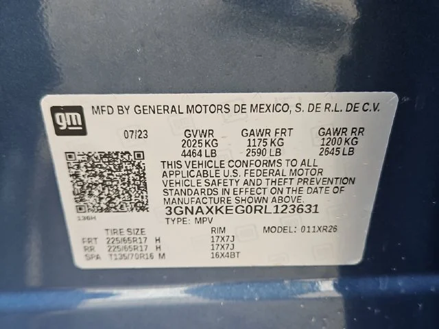 Used 2024 Lakeshore Blue Metallic Chevrolet LT image 29