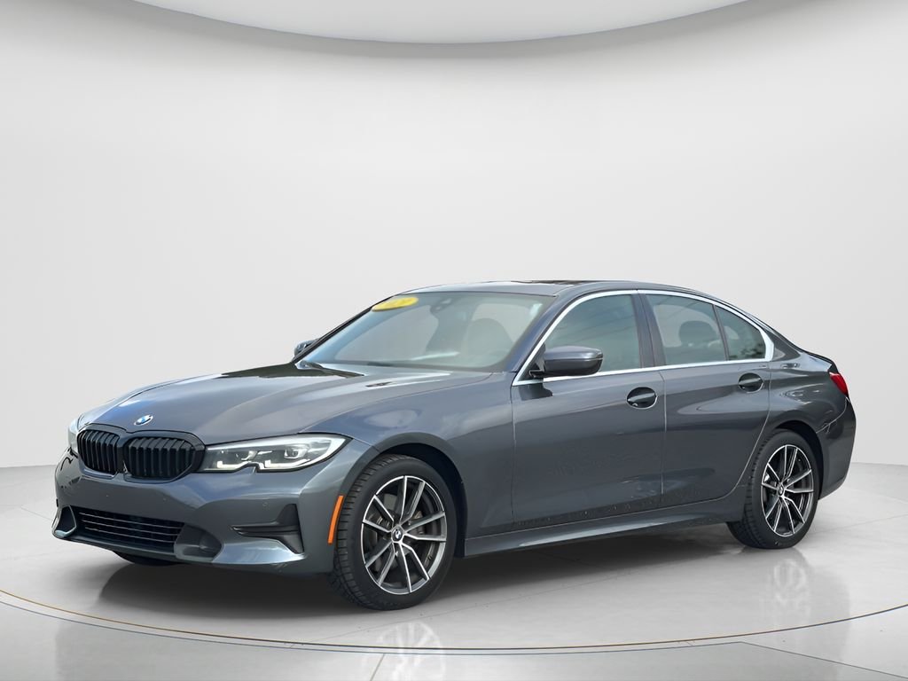 Used 2021 Gray BMW 330i xDrive image 1