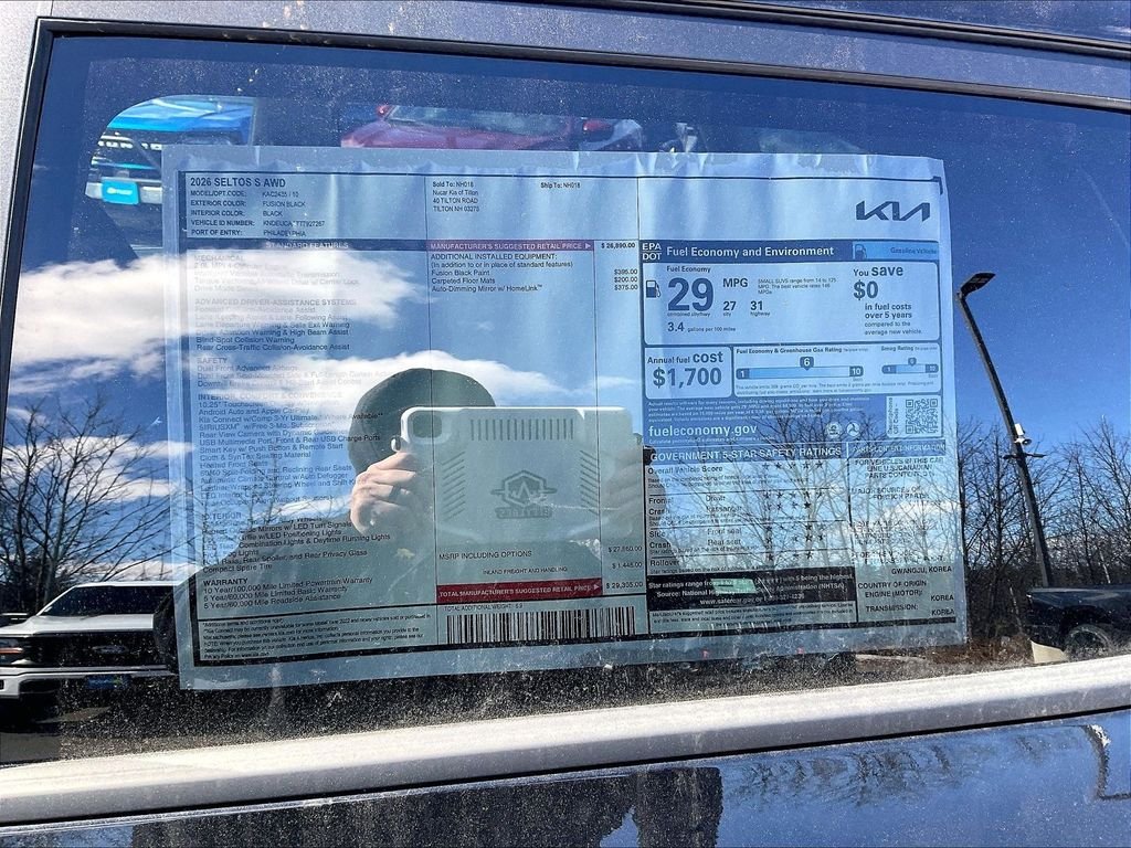 New 2026 Fusion Black Kia S image 15