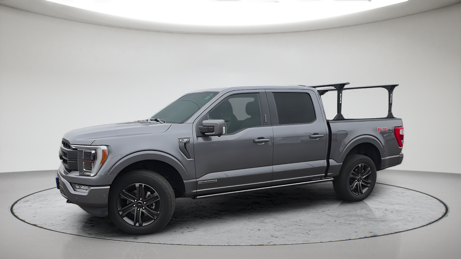 Used 2021 Carbonized Gray Metallic Ford Lariat image 12