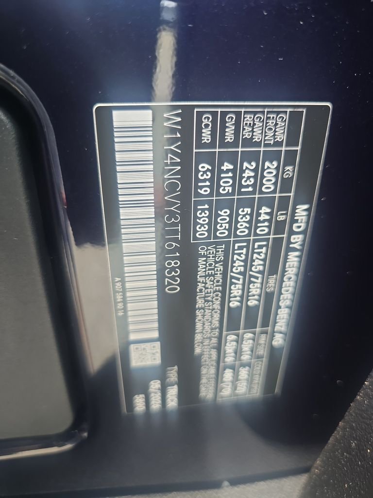 New 2026 Cavansite Blue Metallic Mercedes-Benz Cargo 170 WB image 28