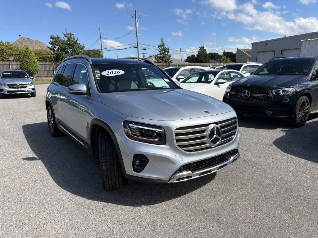 Certified Used 2026 Silver Mercedes-Benz GLB 250 image 1