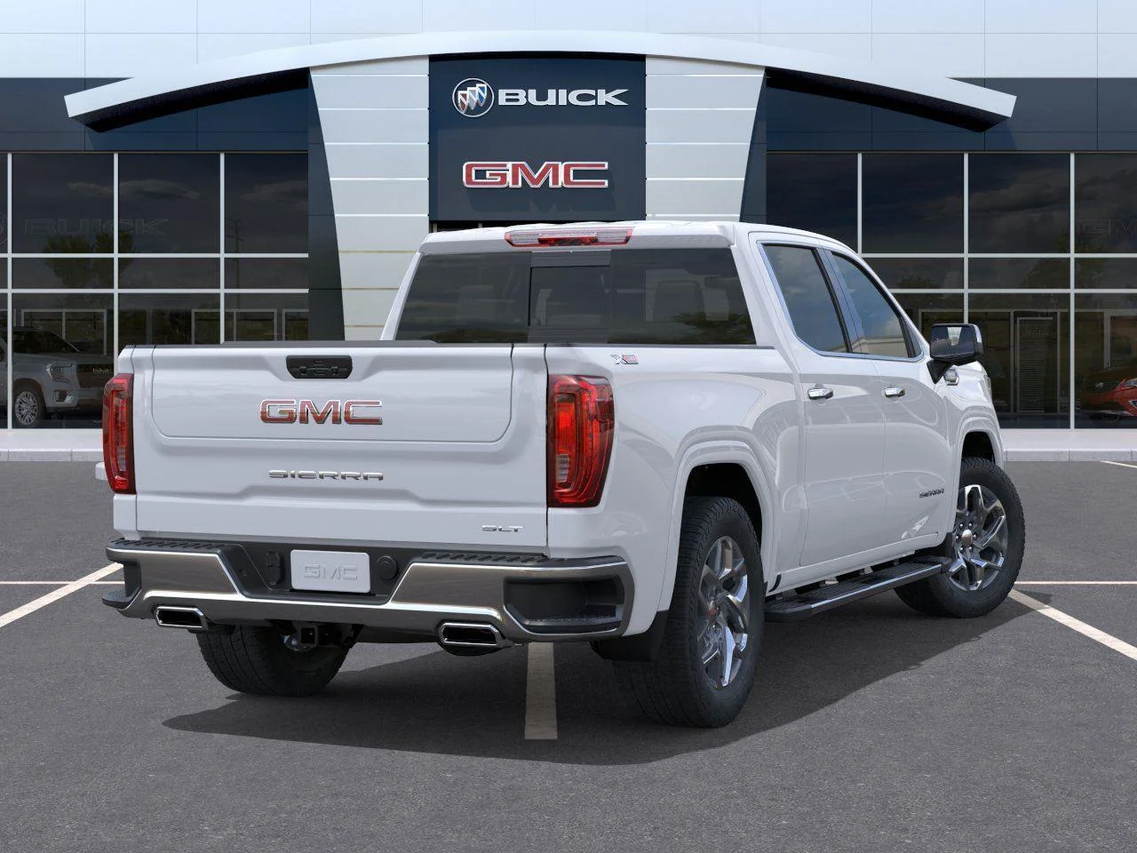 New 2026 Glacier White Tricoat GMC SLT image 4