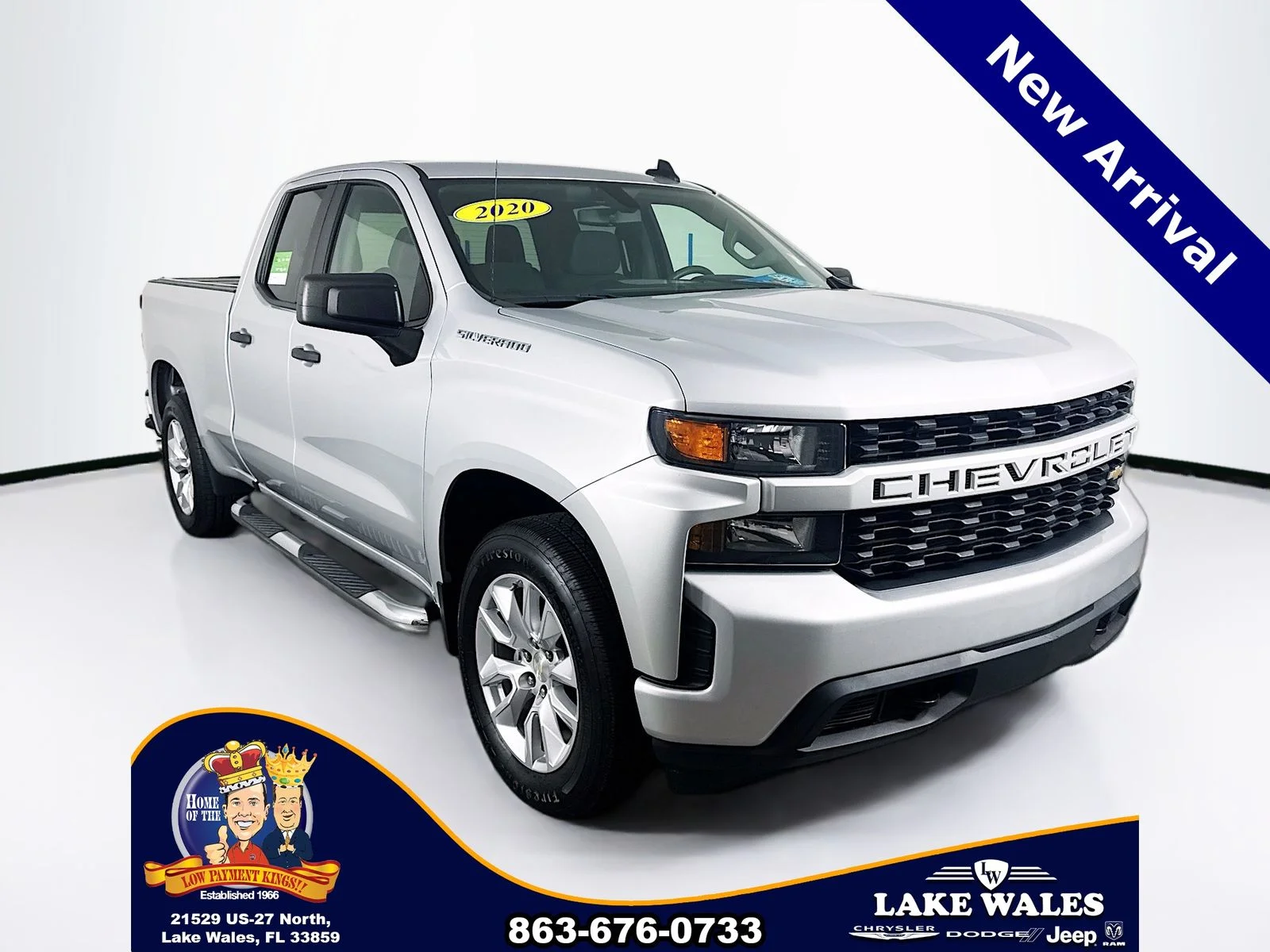 Certified Used 2020 Silver Chevrolet Custom image 1
