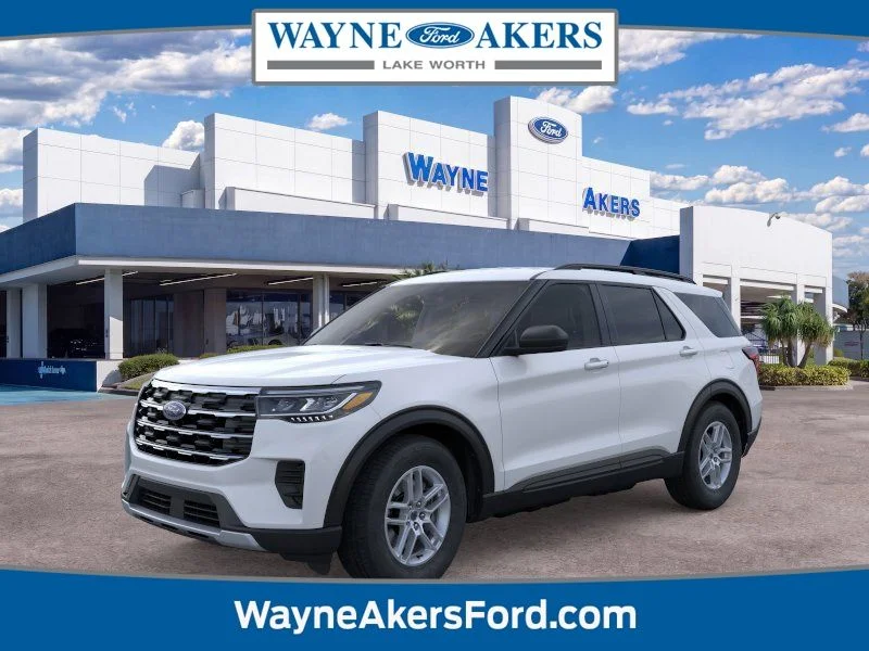 New 2026 Space White Metallic Ford Active image 1