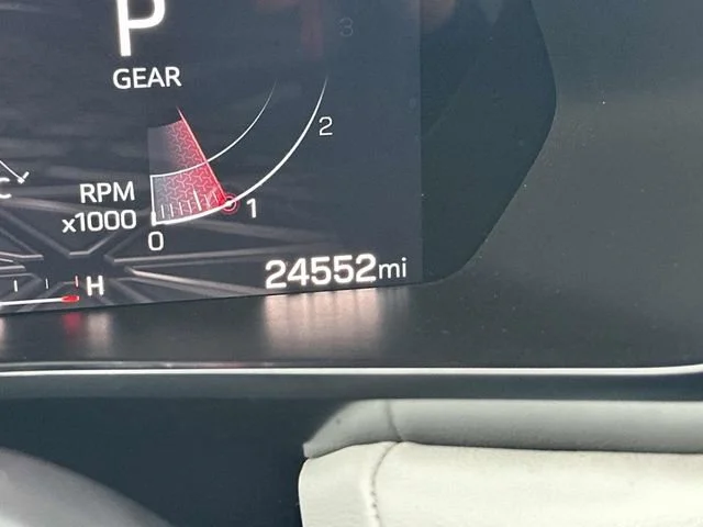 Used 2025 Volcanic Red Tintcoat GMC AT4 image 37