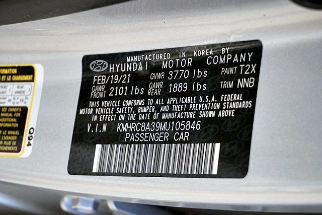 Used 2021 Silver Hyundai SEL image 30