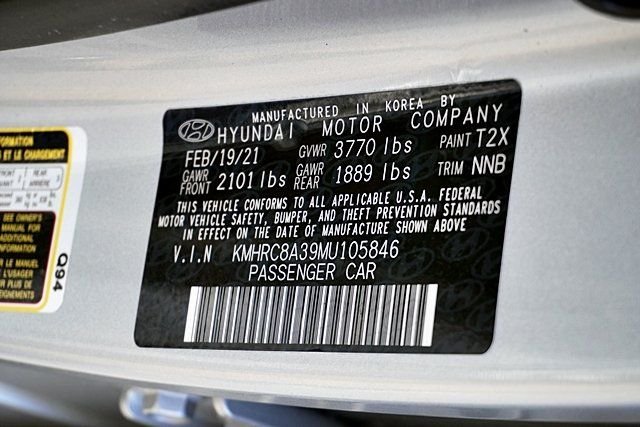 Used 2021 Silver Hyundai SEL image 30