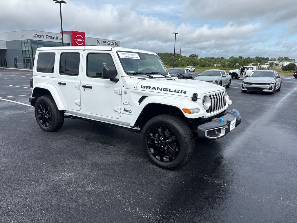 Used 2024 White Jeep Sahara 4xe image 7
